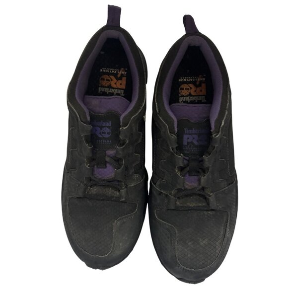 Timberland PRO Women’s Powertrain EV Comp Toe Work Shoes TB0A66T7ECS Black 10W - Picture 7 of 10